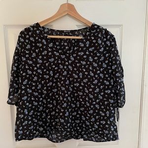 Madewell Silk Floral Shirt